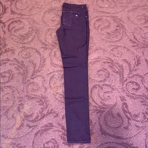 Rag and bone dark purple skinny jeans